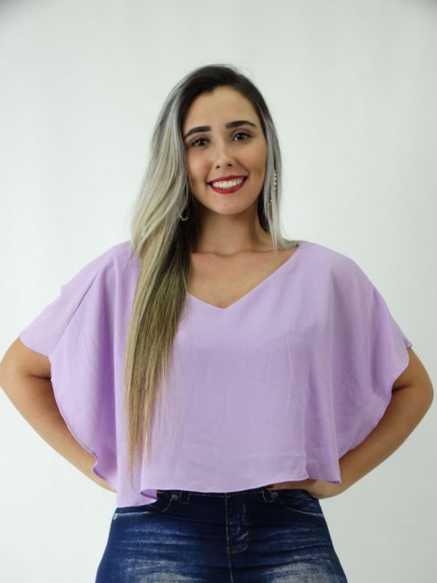 blusas de crepe para revenda