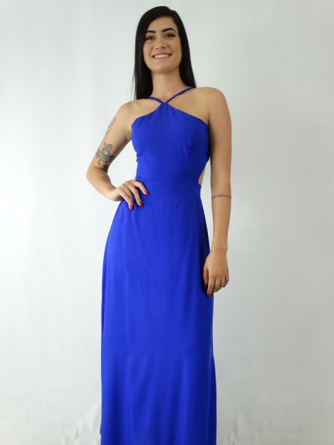 vestido longo simples e barato