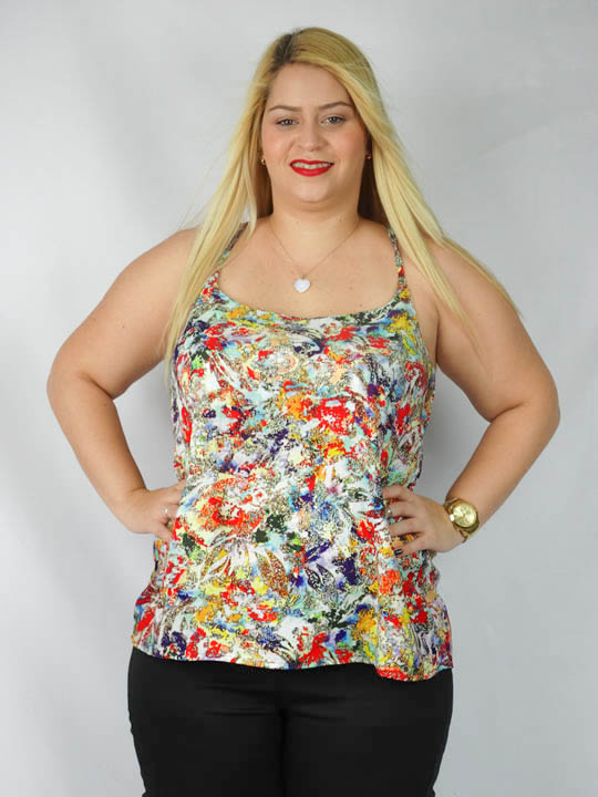 blusas de alcinha plus size