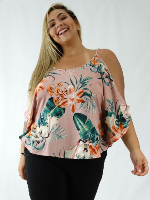 modelo de blusa de viscose com manga