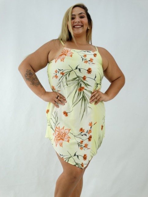 vestido de alcinha plus size